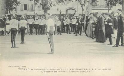 / CPA FRANCE 38 "Vienne, concours de Gymnastique de la fédération GSPF du Sud Est "