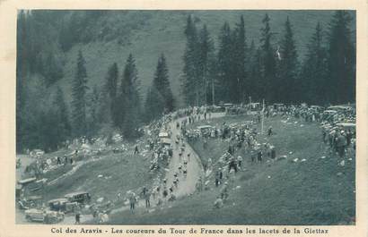 / CPA FRANCE 74 "Col des Aravis" / TOUR DE FRANCE