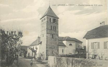 / CPA FRANCE 74 "Annecy le Vieux, clocher Roman"