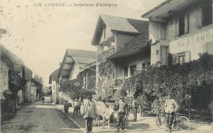 / CPA FRANCE 74 "Annecy, intérieur d'Albigny"