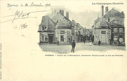 CPA FRANCE 51 "Epernay, Place de la République"