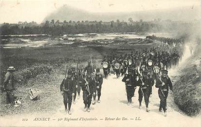 / CPA FRANCE 74 "Annecy, 30ème régiment d'infanterie"