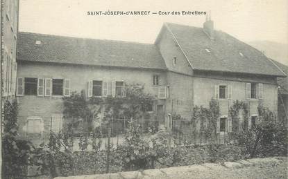 / CPA FRANCE 74 "Saint Joseph d'Annecy, cour des Entretiens"