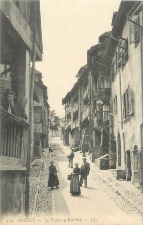 / CPA FRANCE 74 "Annecy, le Faubourg Perrière"