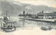 74 Haute Savoie / CPA FRANCE 74 "Annecy, port de Thiou"