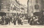 74 Haute Savoie / CPA FRANCE 74 "Annecy, le marché rue Sainte Claire"