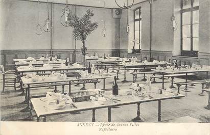 / CPA FRANCE 74 "Annecy, lycée du jeunes filles, réfectoire"