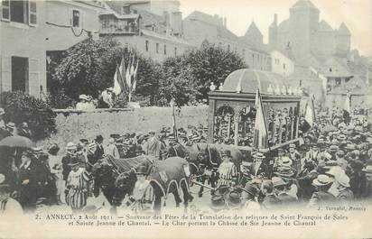 / CPA FRANCE 74 "Annecy, souvenir des fêtes de la Translation des reliques"