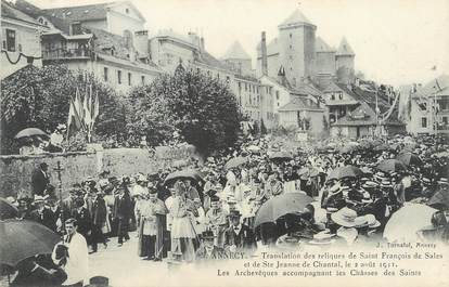 / CPA FRANCE 74 "Annecy, translation des reliques de Saint François de Sales"