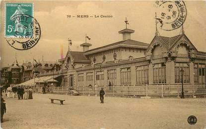 CPA FRANCE 80 "Mers, le Casino"