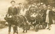 26 DrÔme CARTE PHOTO FRANCE 26 "Saint Nazaire en Royans, voiture à ânes"