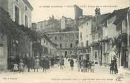 26 DrÔme CPA FRANCE 26 "Bourdeaux, Place de la Chevalerie"