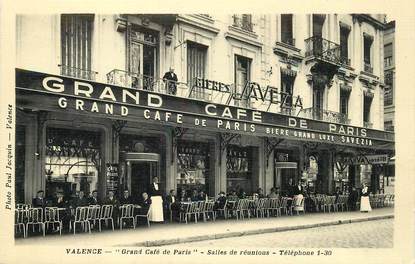 CPA FRANCE 26 "Valence, grand café de Paris"