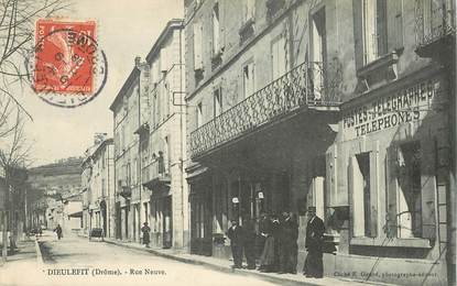 CPA  FRANCE 26  "Dieulefit, la rue Neuve"