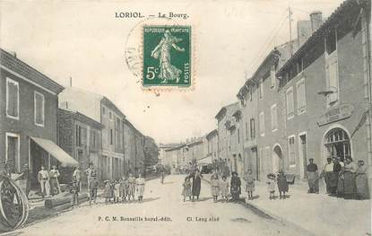 CPA  FRANCE 26  "Loriol, le Bourg"