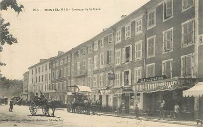 CPA  FRANCE 26  "Montélimar, avenue de la gare"