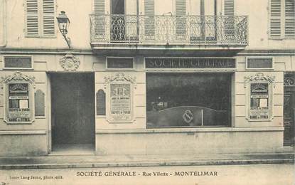 CPA  FRANCE 26 "Montélimar, banque société générale"