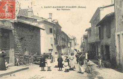 CPA  FRANCE 26 "Saint Rambert d'Albon, Rue Nationale"