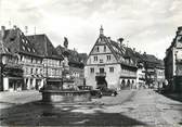 67 Ba Rhin / CPSM FRANCE 67 "Obernai, le puit Sainte Odile et la place du marché"