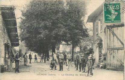 CPA  FRANCE 38 "Iseron, le Champ de Mars" / JEU DE BOULES