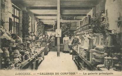 CPA  FRANCE 33 "Libourne, les galeries du Comptoir"