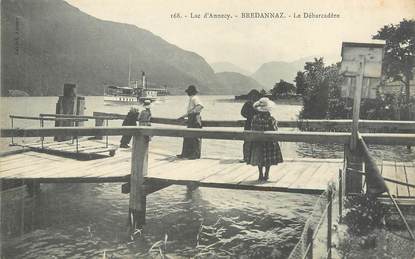 / CPA FRANCE 74 "Brédannaz, lac d'Annecy"