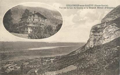 / CPA FRANCE 74 "Collonges sur Salève, hôtel Chalet d'Orjobet"