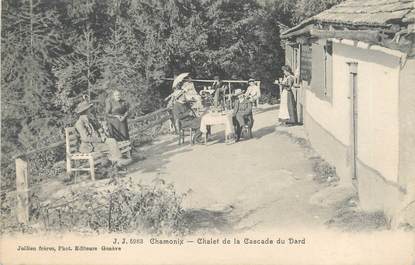 / CPA FRANCE 74 "Chamonix, chalet de la cascade du Dard"