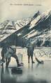 74 Haute Savoie / CPA FRANCE 74 "Chamonix, Mont Blanc, curling"