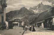 74 Haute Savoie / CPA FRANCE 74 "Chamonix, les Praz et l'aiguille du dru"