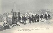 74 Haute Savoie / CPA FRANCE 74 "Chamonix, troupes italiennes au Sommet du Mont Blanc"