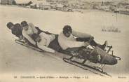 74 Haute Savoie / CPA FRANCE 74 "Chamonix, bobsleigh, virage"