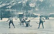 74 Haute Savoie / CPA FRANCE 74 "Chamonix, Partie de Hockey"