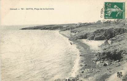 CPA FRANCE 34 "Cette, la plage de la Corniche"
