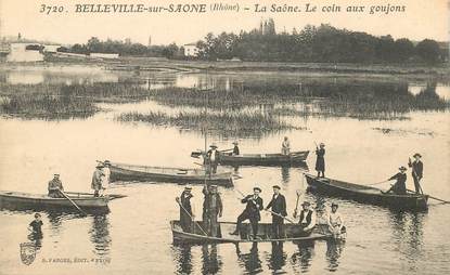 CPA FRANCE 69 "Belleville sur Saone, le coin aux goujons"