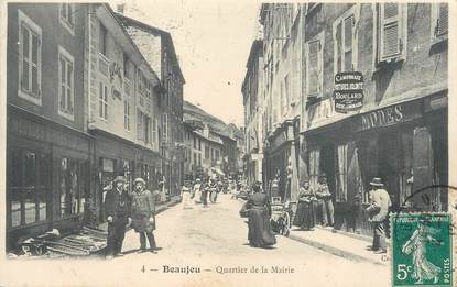 CPA FRANCE 69 "Beaujeu, quartier de la mairie"