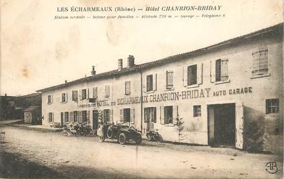 CPA FRANCE 69 "Les Echarmeaux, Hotel Chanrion Briday"