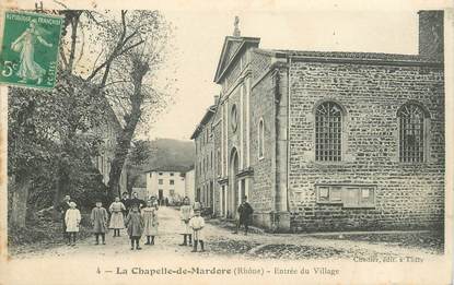 CPA FRANCE 69 "La Chapelle de Mardore, entrée du village"