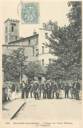 CPA FRANCE 69 "Neuville sur Saone, vestiges du vieux chateau"