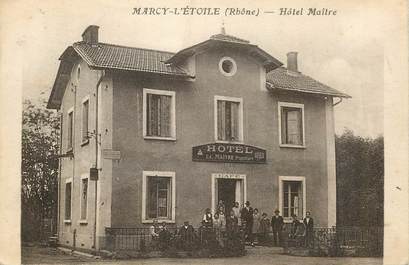 CPA FRANCE 69 "Marcy l'Etoile, Hotel Maitre"