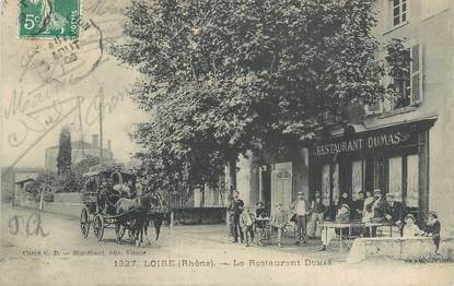 CPA FRANCE 69 "Loire, le Restaurant Dumas"