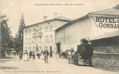 CPA FRANCE 69 "Grandris Allières, Hotel de Lafeuilletière"