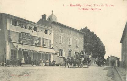 CPA FRANCE 69 "Dardilly, place du Barriot, l'Hotel Gaidon"