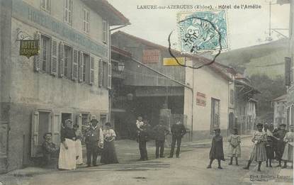 CPA  FRANCE 69 "Lamure sur Azergues, Hotel de l'Amélie"