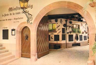 / CPSM FRANCE 67 "Mittelbergheim, restaurant Winstub Gilg"