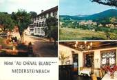 67 Ba Rhin / CPSM FRANCE 67 "Niedersteinbach, hôtel au Cheval Blanc"