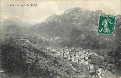 CPA FRANCE 20 "Corse, Vico, vue générale"