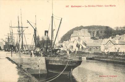 CPA FRANCE 29 "Quimper, la Rivière l'Odet, Loc Maria"