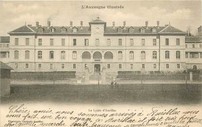 CPA FRANCE 15 "L'Auvergne illustrée, le lycée d'Aurillac"