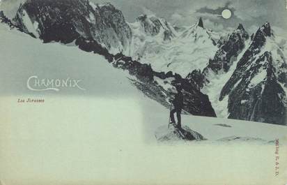 / CPA FRANCE 74 "Chamonix, les Jorasses"